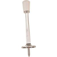 rigid door stop, 3 1/8in. chrome