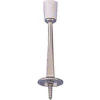 rigid door stop, 3 1/8in. satin nickel