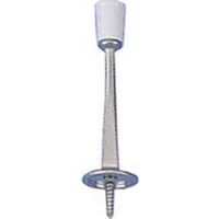 Rigid Door Stop, 3 1/8in. Satin Nickel