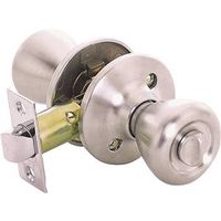 Toolbasix 5764SS-BK-3L Tulip Door Knob Lockset