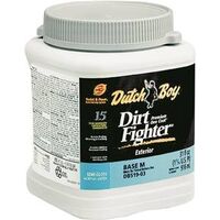 Exterior Latex Paint, 1 Qt Semi-Gloss Ultra White