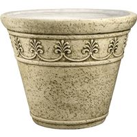 9104241 - 13IN ROUND PLANTER MOSS GREEN