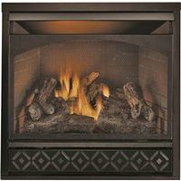 dual fuel firebox & log combo
