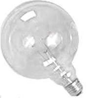 clear globe bulb, 100 watt   