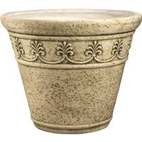 9113044 - 16IN ROUND PLANTER MOSS GREEN