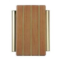 9125493 - MED OAK/VERT LINE DOOR CHIME