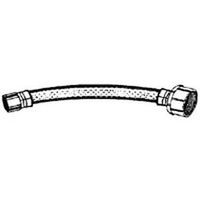 3/8in. f x 7/8 bc 12in. stainless steel toilet supply