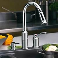 single handle high arc faucet, chrome