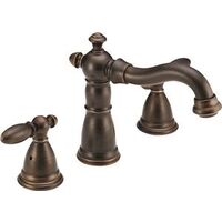 two handle tub faucet, bronze