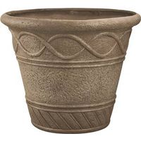 9153503 - 13IN ROUND PLANTER LUNAR GRAY