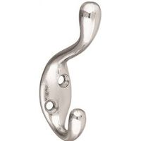 coat & hat hook, chrome