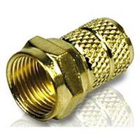 rg59 twist on f connector, 2 pk