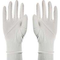 latex disposable gloves, box of 100