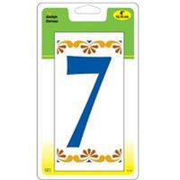 house number 7, 4in. ceramic tile