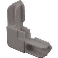 window frame corner gray, 3/8in. 