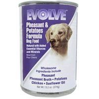 evolve pheasant & potatoes dog food, 13.2 oz