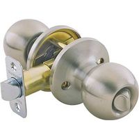 Toolbasix 6072SS-BK-3L Ball Door Knob Lockset