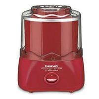 ice cream maker, red