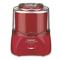 ice cream maker, red