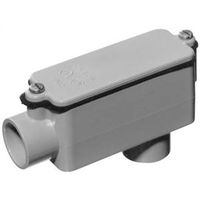 pvc lb conduit body, 3in.