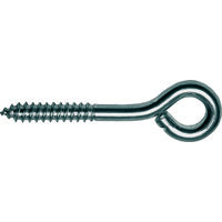 #2 Large Steel Eye Screws Zinc