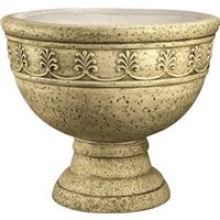 9227026 - 17.5IN URN PLANTER MOSS GREEN