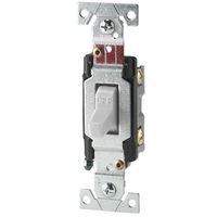 SWITCH TOGGLE QUIET 1P 20A WHT