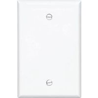 WALL PLATE 1GANG BLANK MID WHT