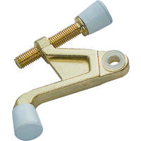 Hinge Pin Door Stop, Polished Brass