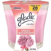 glade candle, 4 oz  angel whispers
