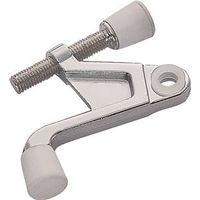 heavy duty hinge pin door stop, chrome