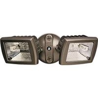 twin halogen floodlight bronze, 150 watts