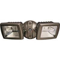 twin halogen floodlight bronze, 150 watts