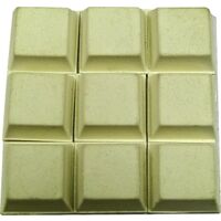 Square Rubber Bumpers, 1/2" White