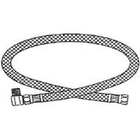 3/8in. C x 3/8in. C 72in. Stainless Steel Dishwasher Connector