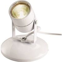mini halogen accent spotlight, white