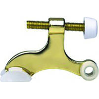 Deluxe Hinge Pin Door Stop, Polished Brass