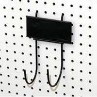 cordless drill pegboard hanger hook, black
