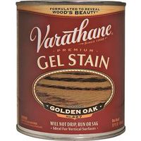 varathane interior & exterior oil gel stain, 1 qt golden oak