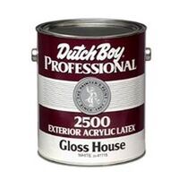 Exterior Latex Paint, 1 Gal Gloss White