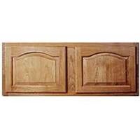 Two Door Wall Cabinet, Oak 33in. x 15in.
