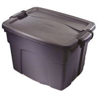 latching tote 22 gal blueberry frost