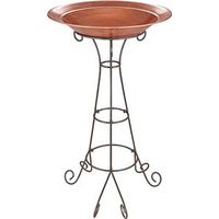 bird bath, copper