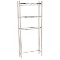 bath shelves spacesaver, chrome