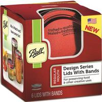 LIDS/BANDS CANNING REG MTH RED