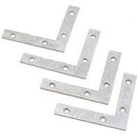 flat corner iron zinc, 1 1/2in. x 3/8in.