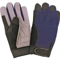 Synthetic Leather Palm Gloves, Medium