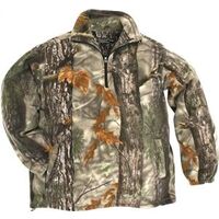 Camouflage Pull Over Fleece Jacket, Medium
