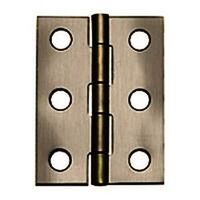 Solid Brass Broad Hinge, Antique Brass