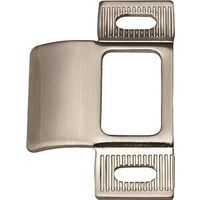 Adjustable Door Strike, 2 3/4" Brushed Nickel